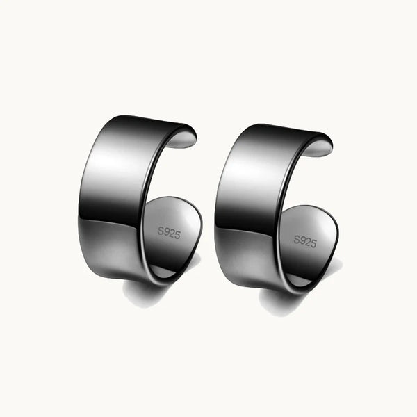 Boucle d'oreille cartilage sans trou anneau large - Femme - Argent 925