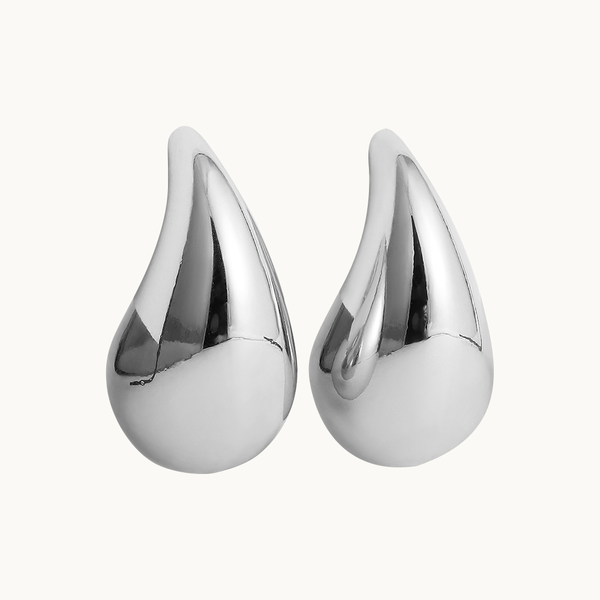 Boucle d’oreille goutte - Femme - Acier inoxydable