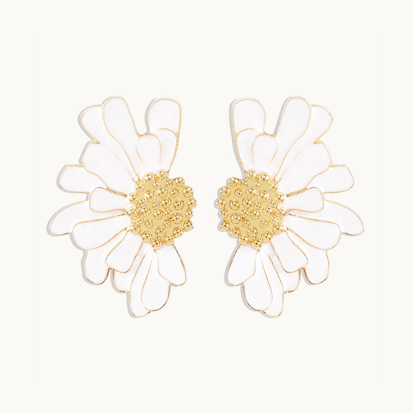 Boucle d’oreille demie fleur - Femme